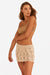 Coliumo Hand-Crochet Skirt in Cream